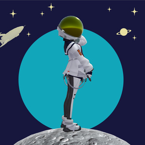 【VRChat 】オリジナル3Dアバター P05_ASTRO 缩略图 4