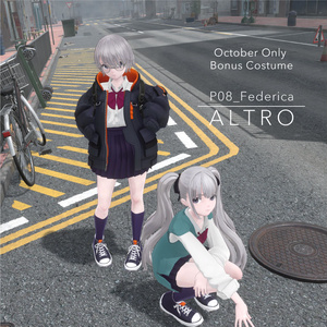 VRCアバター「 P08_Federica ver.ALTRO」 缩略图 2