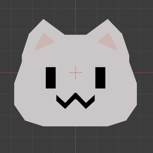ちっちゃいねこの顔　フリー素材　無料　SDK3
