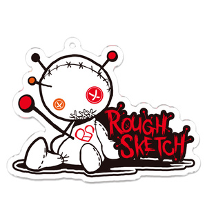 NBSP-001PF_RoughSketch ロゴ アクリルキーホルダー