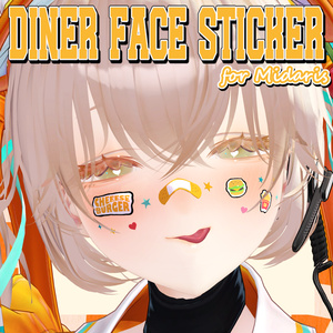 FREE # DINER FACE STICKER for Midaris ⊿