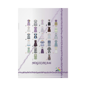 乃木坂46衣装ドット絵クリアファイル（制服Ver.）