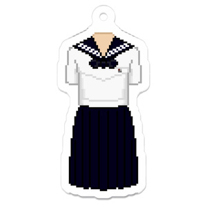 【制服ドット絵アクキー】大妻高等学校夏服