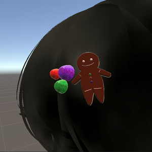 Gingerbread Hair Accessory