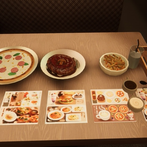 深夜のファミレス/FamiresA1【VRCワールド】 缩略图 3
