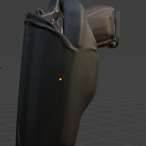 ハンドガン＋ホルスター（3Dモデル）