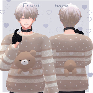 【VRChat】くまさん貫通セーター Men's Sizes 缩略图 2
