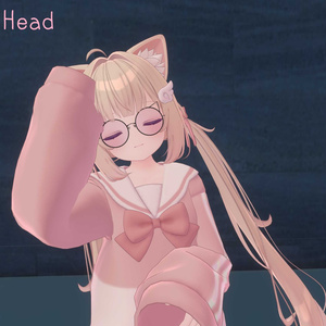 撫でられギミック（Hand、AFKの表情優先）【free】