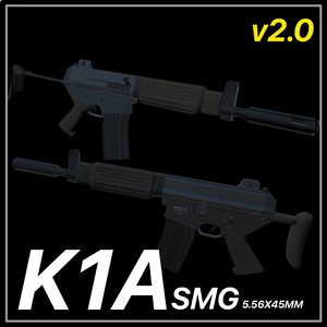K1A submachinegun 기관단총 _v2.0