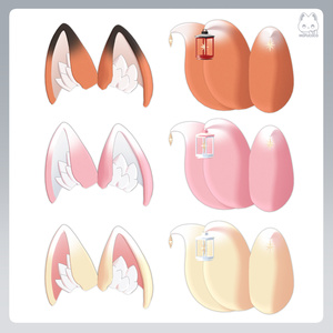 【無料/Free】 Lantern fox set 缩略图 4