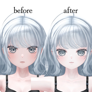 SHIRLEY/サエリ makeup&body texture +blendshape 缩略图 2