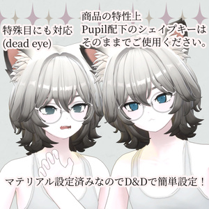 【ヒビキ-HIBIKI-】アニメ調スキン&メイク＆アイテクスチャ 缩略图 3