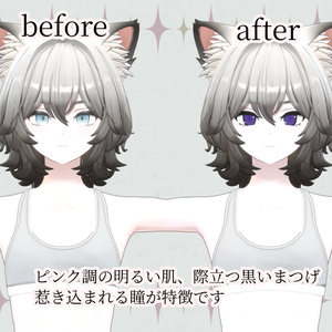 【ヒビキ-HIBIKI-】アニメ調スキン&メイク＆アイテクスチャ 缩略图 2