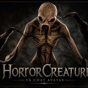VRChat対応オリジナル3Dモデル【Horror Creature 3DAvatar】
