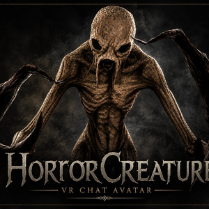 VRChat対応オリジナル3Dモデル【Horror Creature 3DAvatar】