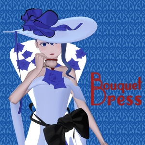 【VRC使用想定】BouquetDress【3アバター対応】