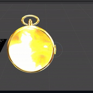 腕時計 Realtime Watch v4 The Northern Sky Pocket Watch for VRChat 3.0. avatars 缩略图 2