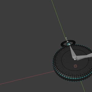 腕時計 Realtime Watch v4 The Northern Sky Pocket Watch for VRChat 3.0. avatars 缩略图 6