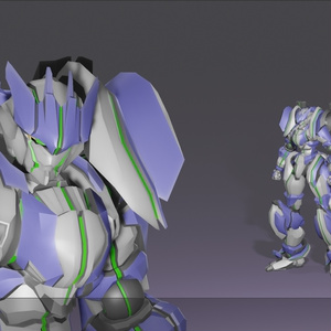 【VRChat用メカアバターモデル】BCX-8 ユーパトルス