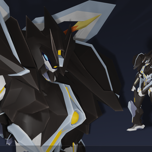 【VRChat想定PC/Quest両用メカアバターモデル】RS-Zwei　MIYAMA