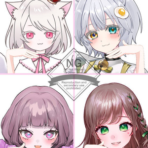 【Vtuber素材】高画質、商用利用権　手の素材45