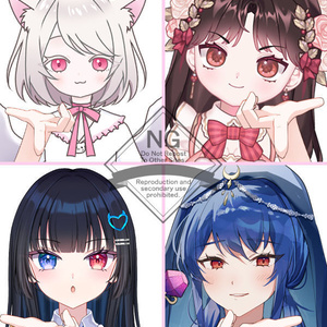 【Vtuber素材】高画質、商用利用権　手の素材53