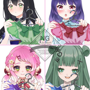 【Vtuber素材】高画質、商用利用権57試着