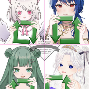 【Vtuber素材】高画質、商用利用権　共有する手