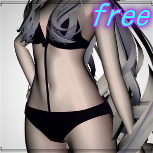 黒リムセット 髪・顔・体対応マテリアル＆プリセット【VRChat / lilToon対応】