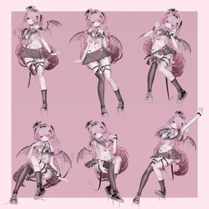 【一部無料】Siroari Pose Animation No.09 【Unity撮影向けポーズ集】【全35種】 缩略图 6