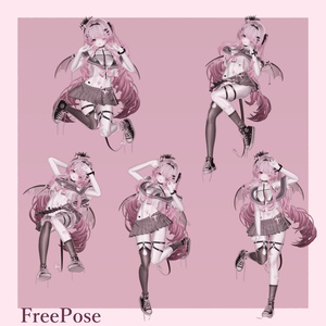 【一部無料】Siroari Pose Animation No.09 【Unity撮影向けポーズ集】【全35種】 缩略图 2