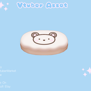 Bear Cookie Vtuber Asset | FREE on Kofi and Booth | Ready to Use