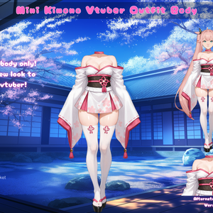 Mini Kimono Vtuber Outfit Body | Ready to Use