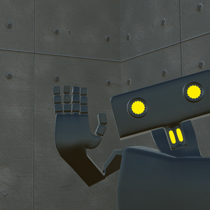 VRChat想定アバター　雑ロボ君