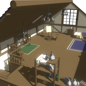 屋根裏部屋