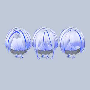【アルエ専用】Alué Set版同梱BunHair用メッシュ＆グラデーションテクスチャ 缩略图 5