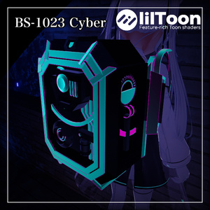 [VRChat] [Backpack] BS-1023_Cyber [PhysBone Ready]