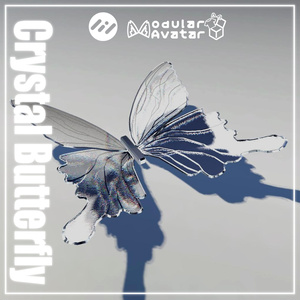 [VRChat] Crystal Butterfly [MA Compatible]
