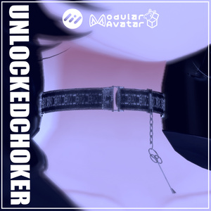 [VRChat] UNLOCKED CHOKER [MA Compatible] [11 Avatars Compatible]