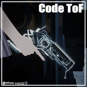 【セール中】【VRChat】ギミック付き銃モデル「Code ToF」【MA対応】