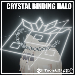 【VRChat】Crystal Binding Halo【MA対応】