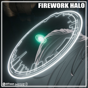 【セール中】【VRChat】FIREWORK HALO 【MA対応】