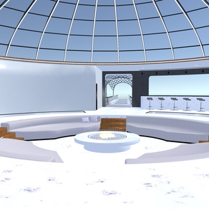 【3Dモデル】Aquatic Glass Dome【VRChat想定】 缩略图 3