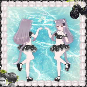 【VRC想定衣装】。+🍓Cherry Berry Frill🍒+。【複数アバター対応】 缩略图 10