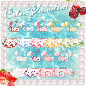 【VRC想定衣装】。+🍓Cherry Berry Frill🍒+。【複数アバター対応】 缩略图 2
