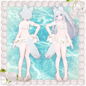 【VRC想定衣装】。+🍓Cherry Berry Frill🍒+。【複数アバター対応】 缩略图 7