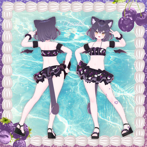 【VRC想定衣装】。+🍓Cherry Berry Frill🍒+。【複数アバター対応】 缩略图 8
