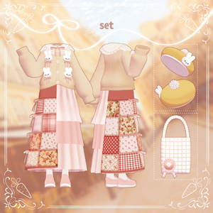 【19アバター対応】Quilting Bunny【VRC想定衣装】 缩略图 2