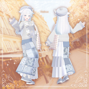 🐰10/15まで半額🐰【31アバター対応】Quilting Bunny【VRC想定衣装】 缩略图 21