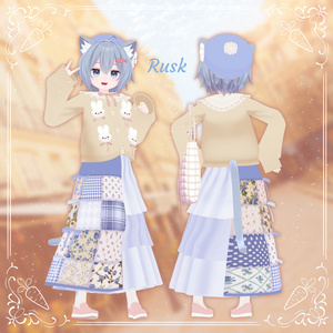 【19アバター対応】Quilting Bunny【VRC想定衣装】 缩略图 8